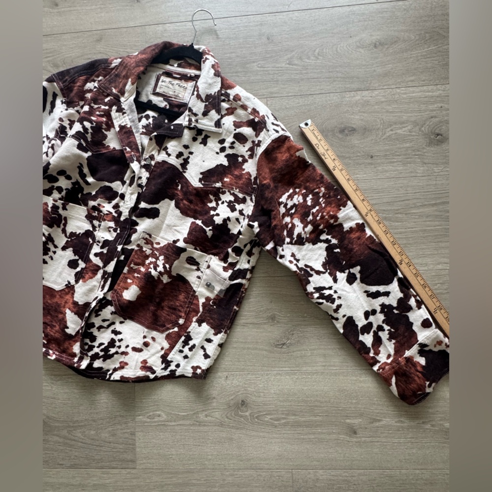 We The Free Brown and Cream Teddy Jacket - Picture 13 of 16